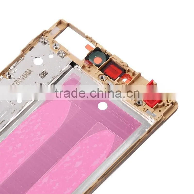 Wholesale Original Genuine Middle Plate Front Housing For Huawei P8 - Gold