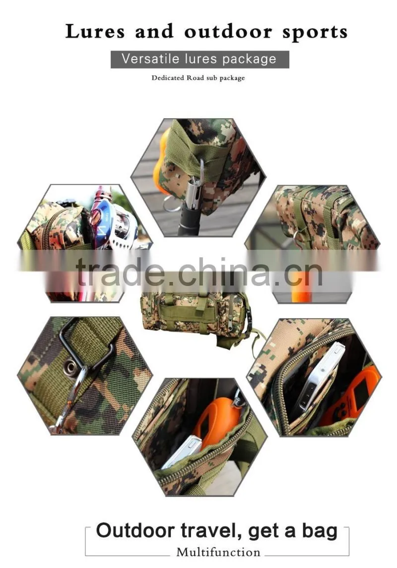 Multi-function Hiking Camping Bags & Fishing Tackle Bag