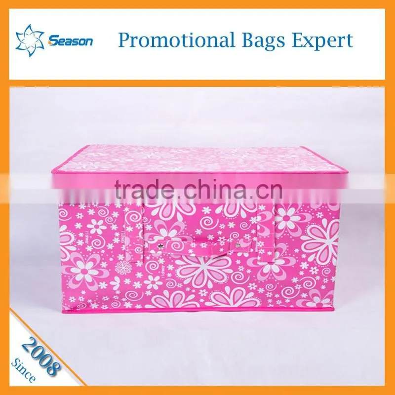 Doll storage boxes kids storage box non woven foldable storage box