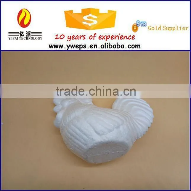 Big cock model for sale/artificial polystyrene foam rooster animal model for diy