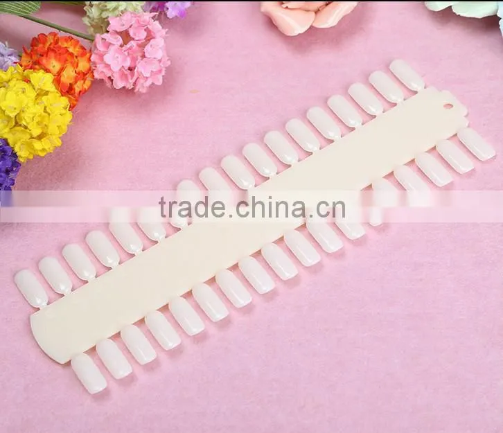10 Pcs False Nail Art Acrylic Display Tips Stand Board DIY Tool Round10 Pcs False Nail Art Acrylic Display Tips HN1784
