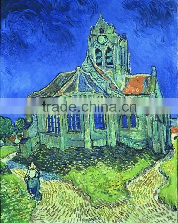 Wall Art Decoration Abstract Landscape Ganesha Glass Painting