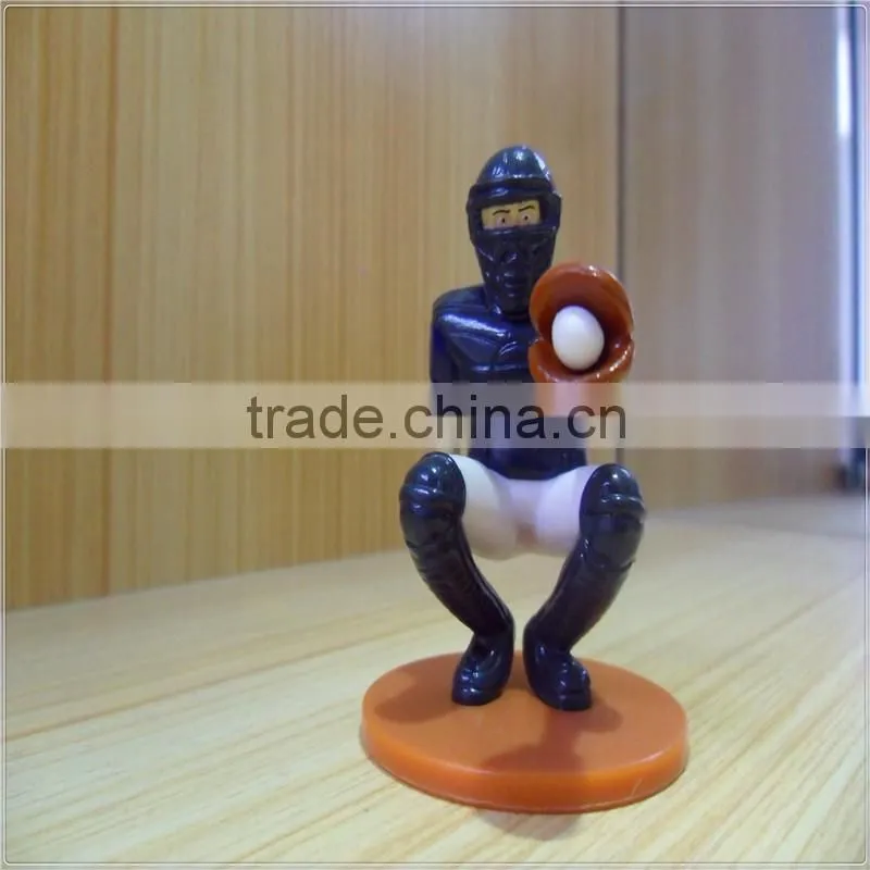 realistic sports adult pvc plastic figure toy