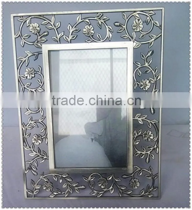 4"*6" flower carving wedding favor photo frame