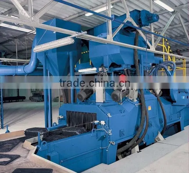 Net belt shot blasting machines