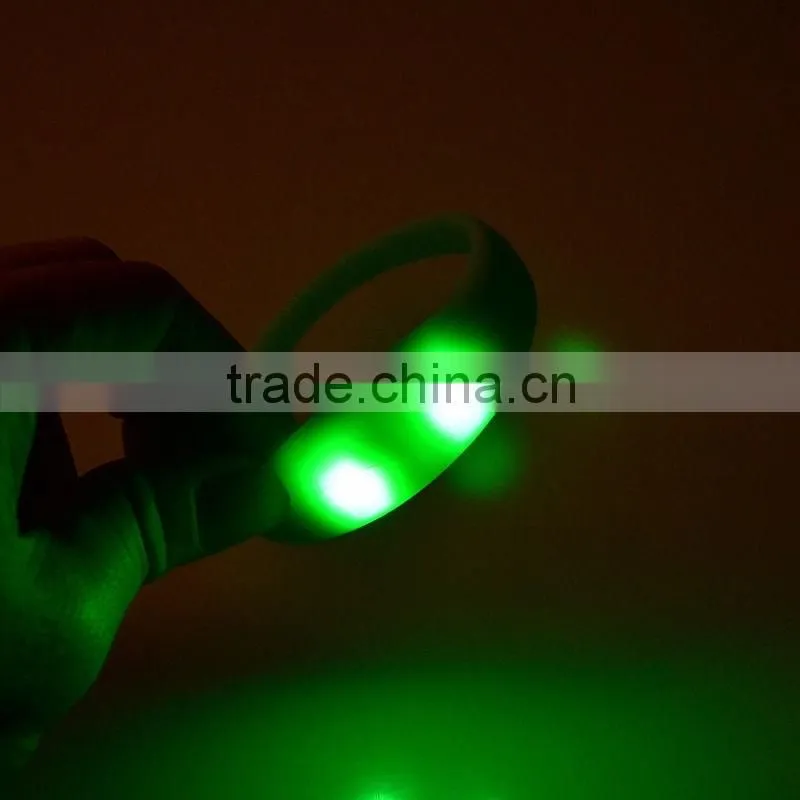 2016 Unisex Party LED Light Up Bracelet Wristband,motion activated led bracelet