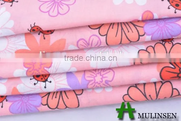 Woven printed poly cotton 65/35 garment fabric