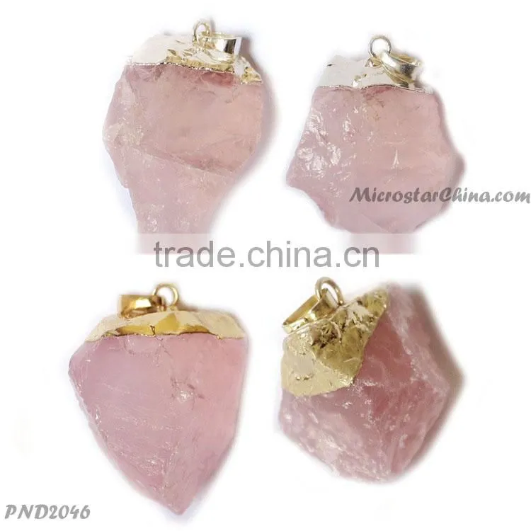 2015 Good Quality Fade Purple Color Drusy Pendant