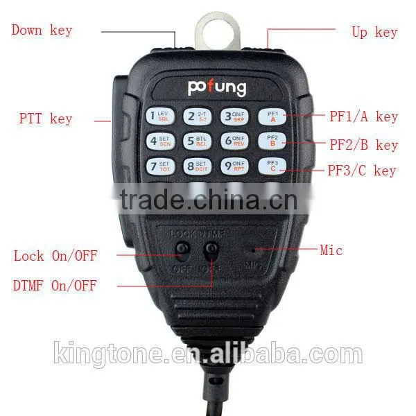 Original New Pofung BF-9500 UHF 400-470MHz mobile Radio Mobile Car Walkie Talkies 50W/25W/10W