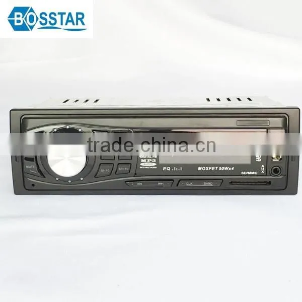 1din fixed panel high power car mp3 car audio player with usb sd bluetooth fm transmitter