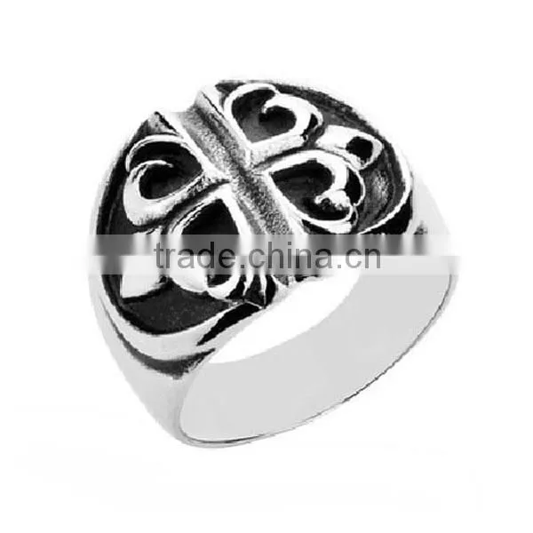 Pink zircon stone stainless steel highpolished jewelry diamond wedding rings pair wedding ring 2014 wedding ring (LR9372)