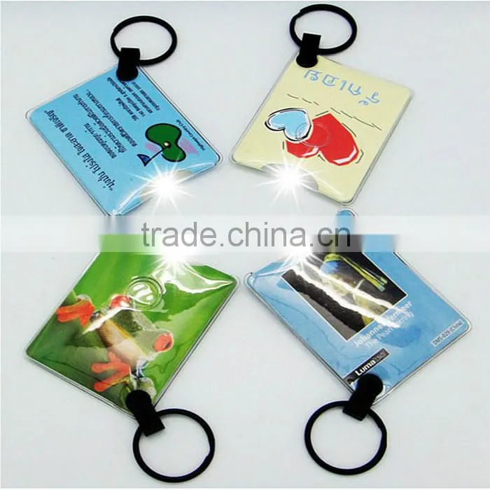 Promotional gift mini pocket led light card