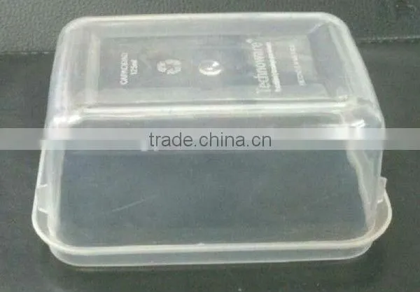 Plastic transparent container mold