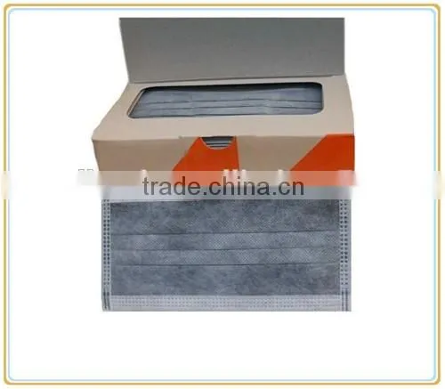 Surgical Disposable Non Woven Active carbon Face Mask