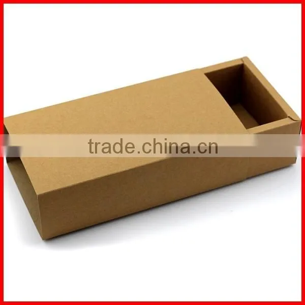 Drawer Design Kraft Paper Box in Bag Gift Packing Wholesale