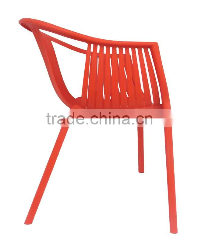 Modern design stackable outdoor plastic garden chair