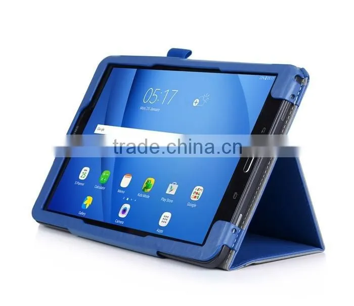 Multifunctional Leather Case for Samsung Tab A 10.1 2016 with Card Slots and Elastic Hand Strap