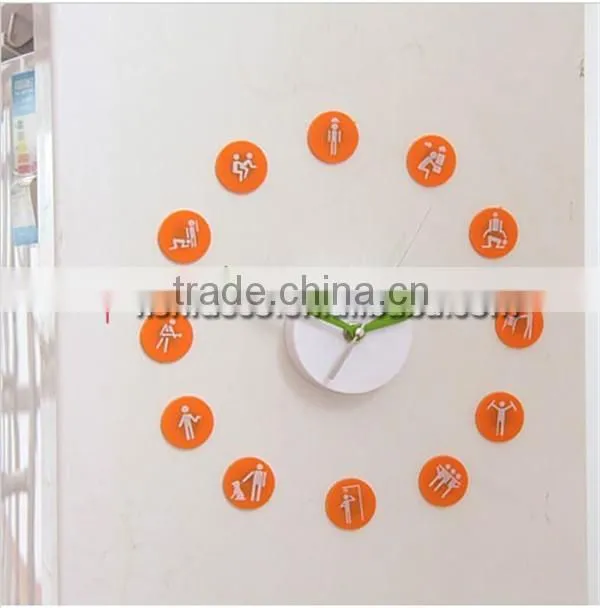 Cheap Wholesale 3D Magnetic Wall Clock