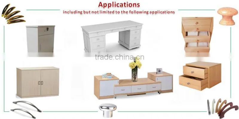 Furniture Modern Plastic Cabinet Knobs