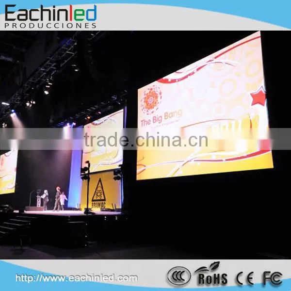 Die-cast aluminum cabinet small pixel pitch led screens / led video panel p4