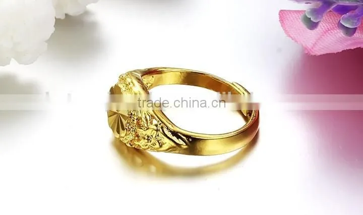 KSTONE 2015 Fall in Love New Model Engagement Gold Couple Ring 18KGP Cooper Wedding ring