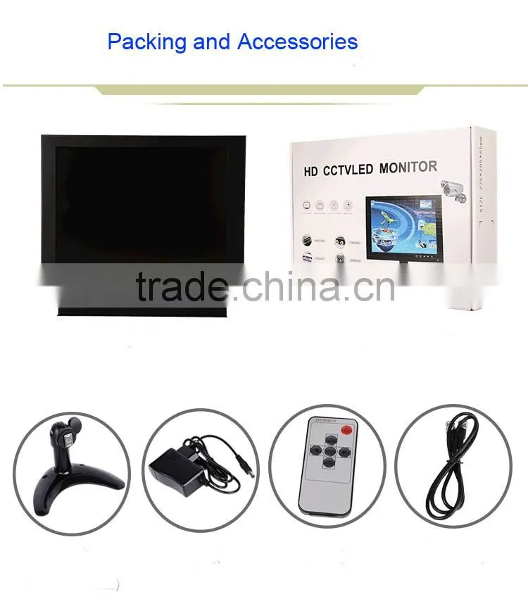 8inch Professional LCD CCTV monitor for the Video microscope