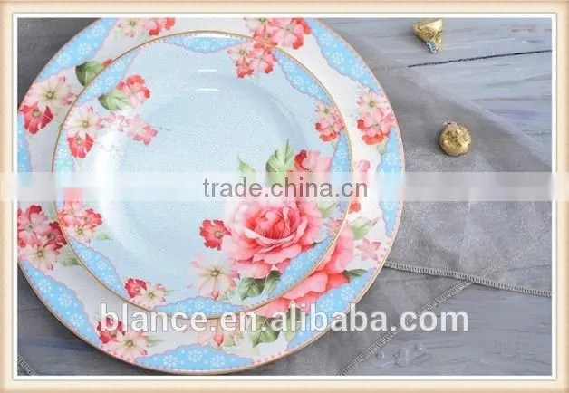 home goods dinnerware in peony design
