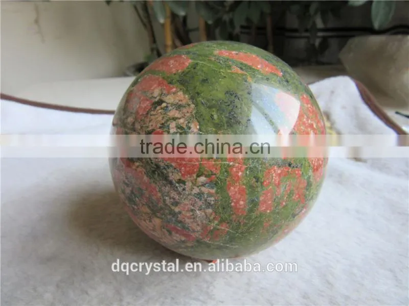 Customed charming unakite sphere ball for sale