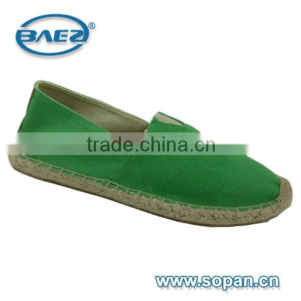 2014 canvas upper with rope insoe RB very comfortable ladies shoes