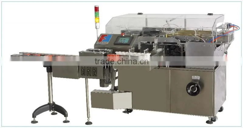Full Automatic Condom Box Cellophane Wrapping/ Overwrapping Machine with Tear Tape