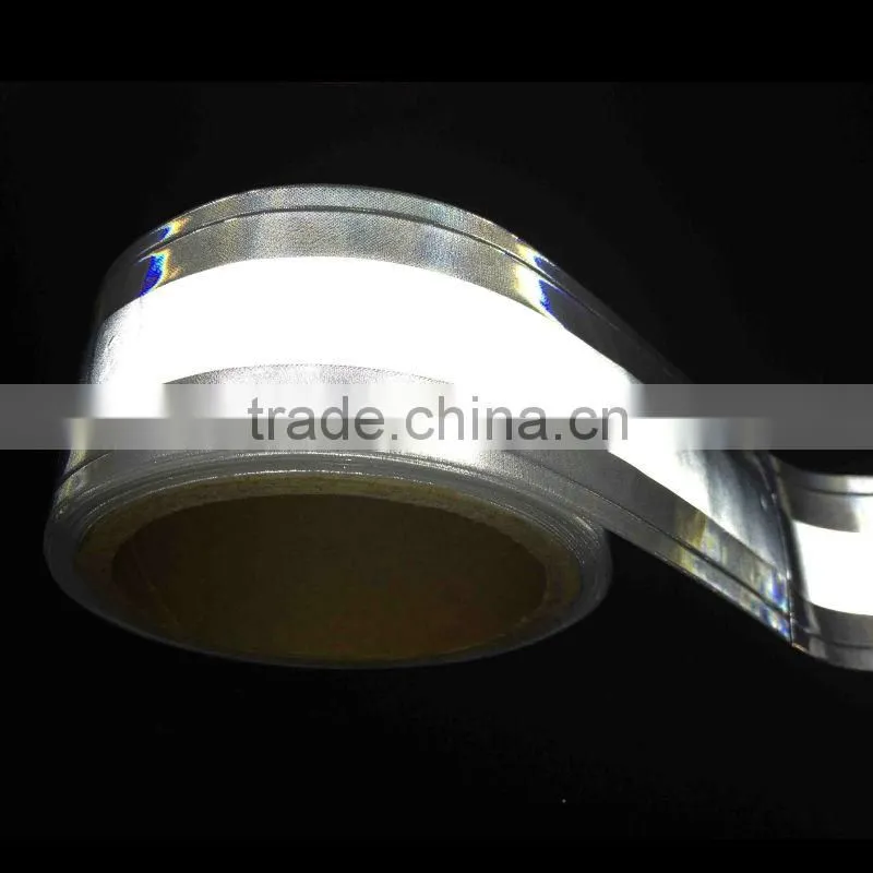 Silver Reflective Band In PVC With Gray Strip In The Middle
