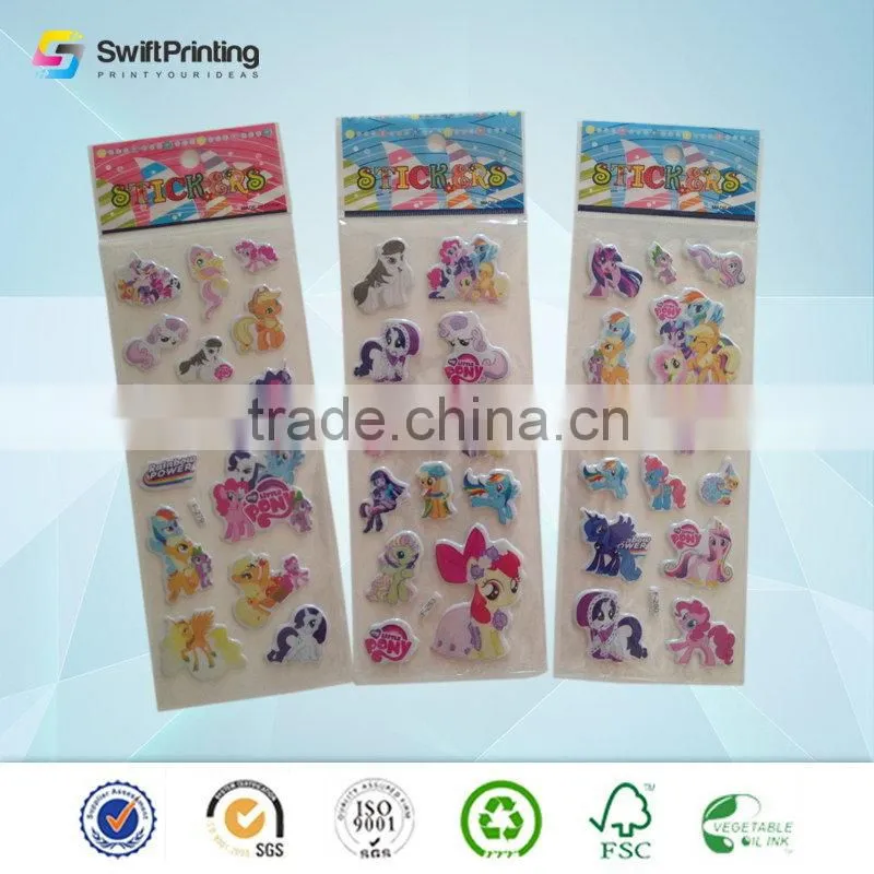 Top level new arrival gloss pvc sticker for promotion use