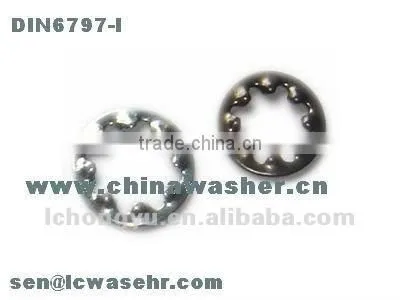 high quality internal teeth serrated lock washer DIN6798 on sale