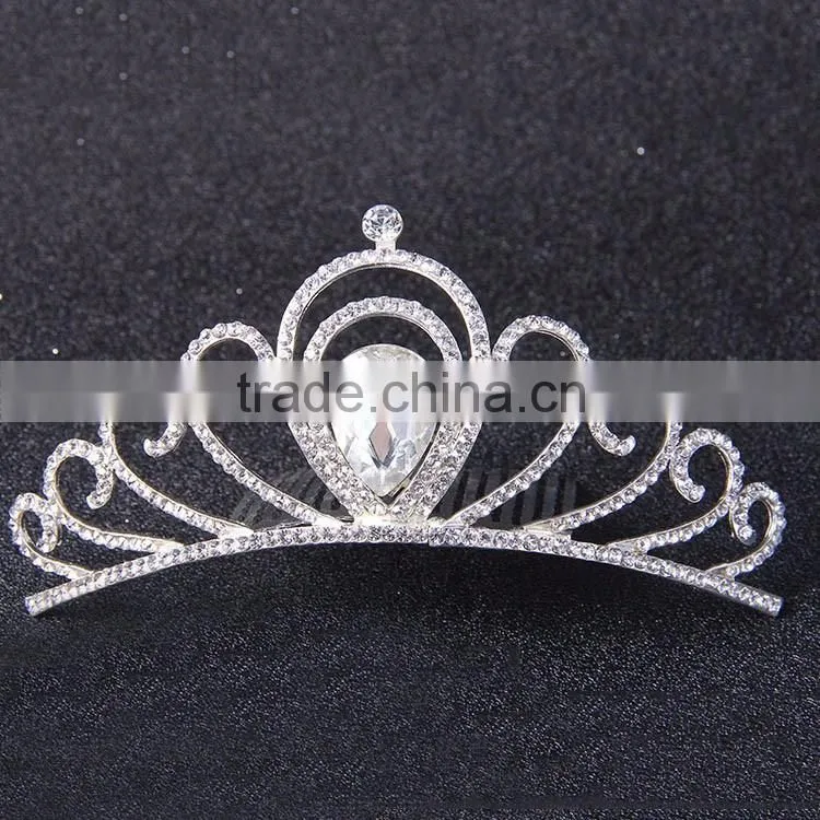 New fashion crown bridal crown hair comb essential wedding crown jewelry