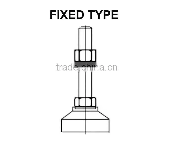 Rubber foot mount GJ/GD type for machine base