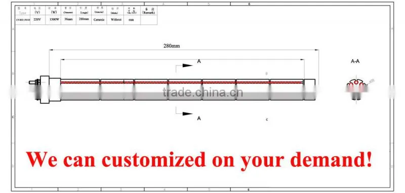 bobbin heaters terminal block