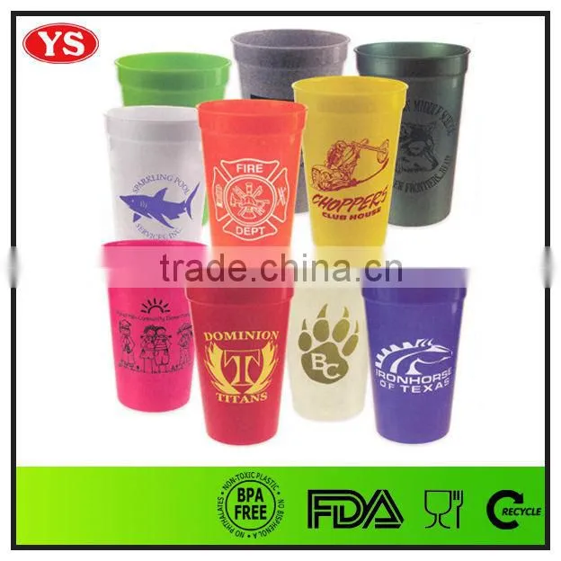 450 ml custom printed plastic stadium cup