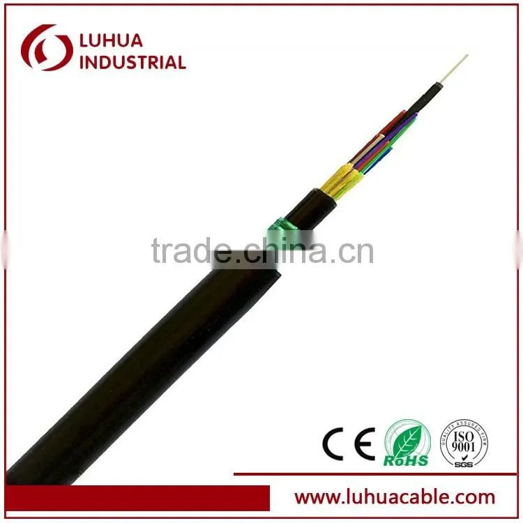 GYTY53 Loose tube stranded cable with steel tape armored bouble PE sheath outdoor fiber cable