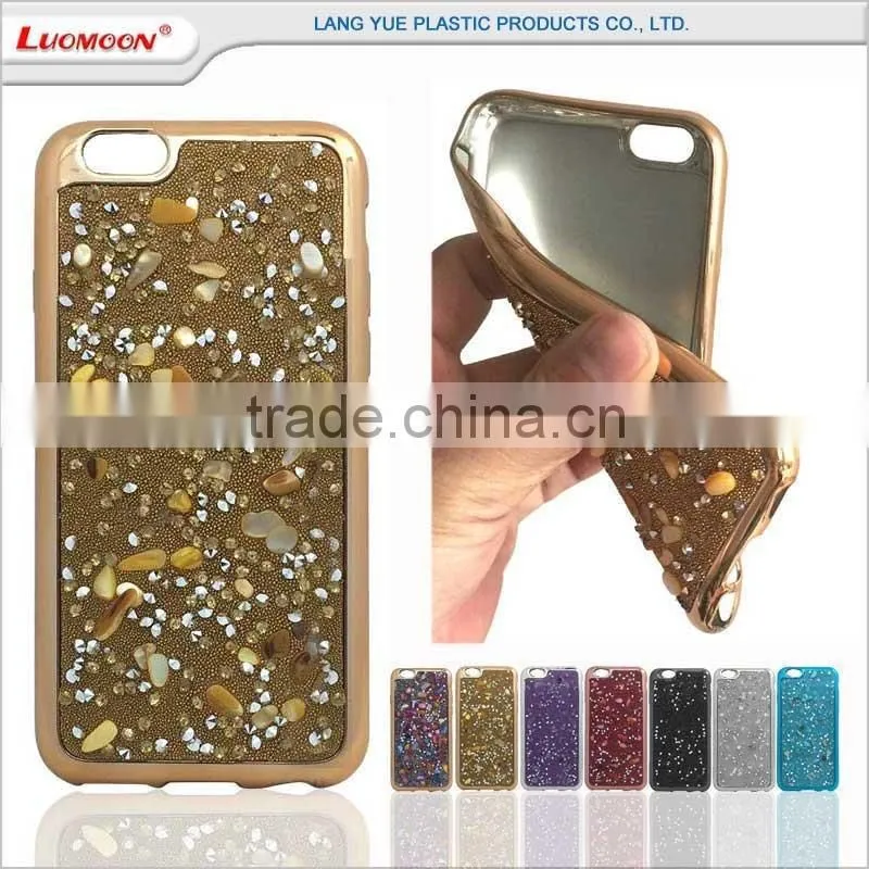 electroplating transparent screen simple mobile phone case for huawei y5 for samsung galaxy on5
