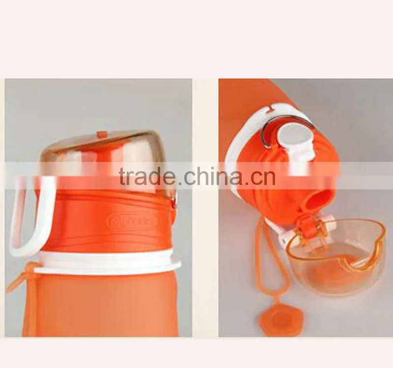 750ML Whole Sale Monster Energy Eco-Friendly Feature Foldable Silicone Water Bottle