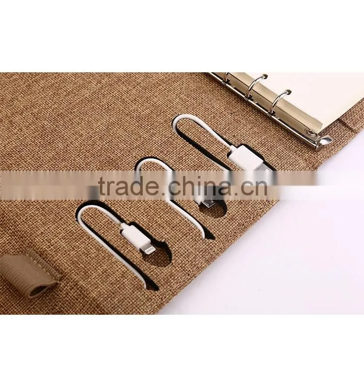 Plaro 2016 New gift notebook with mini pen holder notebook