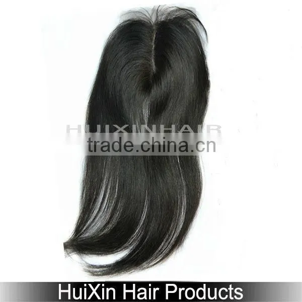 New Style Middle parting top closure hair pieces