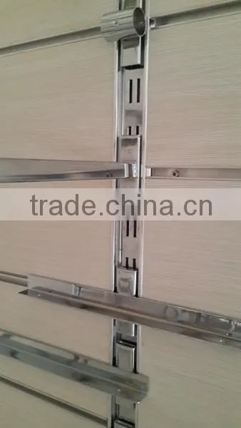 Chrome plating twinslot wall upright