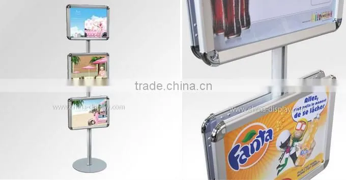 Multi Function Aluminum Advertising Poster Display Stand