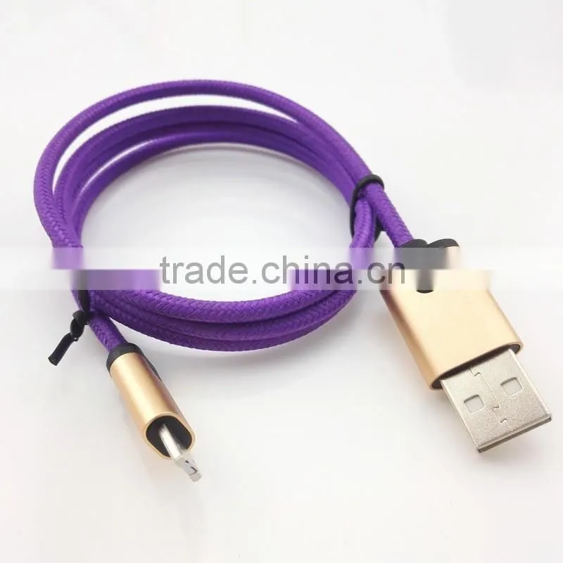 new products 2016 free sample promotional items braided 2 in 1 usb cable