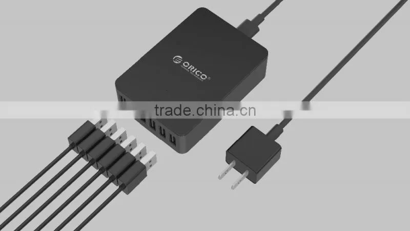 2015 HOT Sell NEW 6 ports desktop charger with Interingent Charging IC CSE-6U