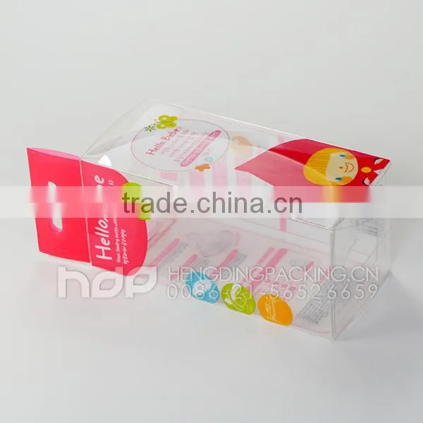 Customized baby feeding bottle spoon packaging box