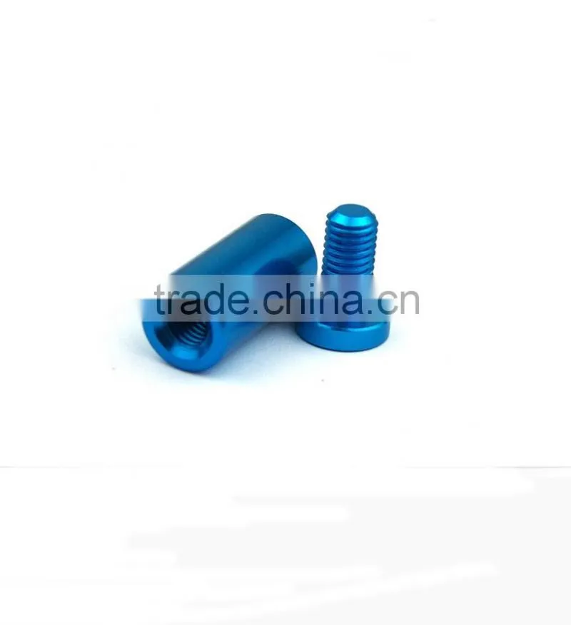 Custom different material glass standoff with high quality