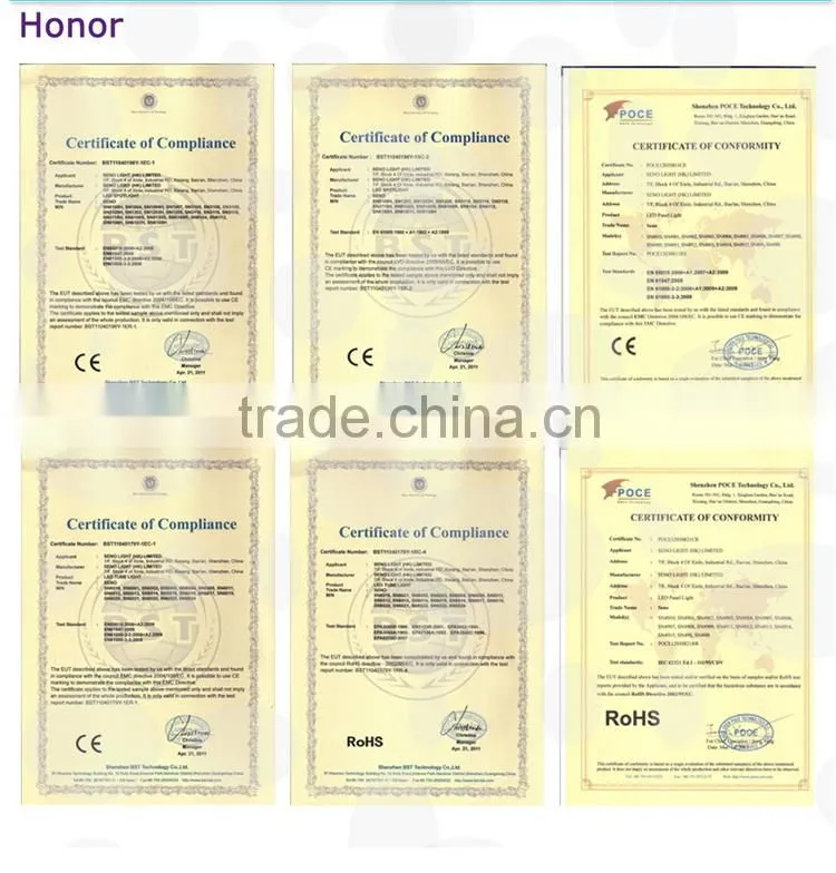 High quality panel light led 40W 2ft*2ft SMD2835 led panel lamp for office lighting CE RoHS approval