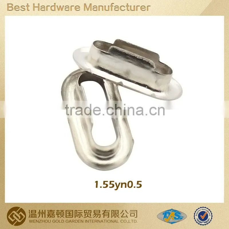 Shining Metal Oblong Oval Eyelet For Cloths/bags